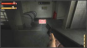 Dojdziesz do miejsca, gdzie znajduje się łańcuch z zawieszoną na nim czerwoną tabliczką [#6] , przekrocz ją - Metro Station Platforms (2) | CHAPTER III | Condemned Criminal Origins - Condemned: Criminal Origins - poradnik do gry