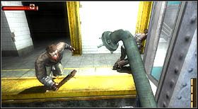 Metro ruszy, a Ty, wyposażony w kawałek metalowego pręta, zmuszony będziesz bronić się, gdy w pewnym momencie wyskoczy ku Tobie napastnik - Metro Station Platforms (2) | CHAPTER III | Condemned Criminal Origins - Condemned: Criminal Origins - poradnik do gry