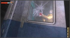 Etap kończysz w chwili, gdy podejrzany strąca Cię na tory, wybijając szybę gaśnica przeciwpożarową - Metro Station Platforms (2) | CHAPTER III | Condemned Criminal Origins - Condemned: Criminal Origins - poradnik do gry