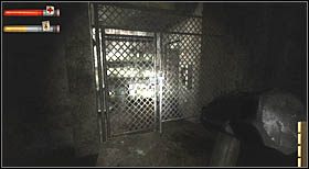 Blisko niego mieści się bramka zamknięta na elektroniczny zamek, konieczna jest do jego otwarcia łopata, a ta leży obok kotła (kładka) w blasku światła - Grid 4 Subway Tunnels (3) | CHAPTER IV | Condemned Criminal Origins - Condemned: Criminal Origins - poradnik do gry