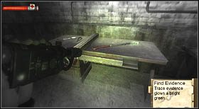 Następnie przejdź do korytarza na lewo od biurka, a z niego do pobliskiego pomieszczenia - Grid 4 Subway Tunnels (4) | CHAPTER IV | Condemned Criminal Origins - Condemned: Criminal Origins - poradnik do gry