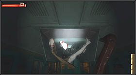 Po kolejnej rozmowie przez telefon i wyłączeniu się scenki otwórz skrytkę w suficie - Grid 4 Subway Tunnels (4) | CHAPTER IV | Condemned Criminal Origins - Condemned: Criminal Origins - poradnik do gry