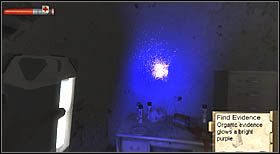 Po krótkiej rozmowie z Rose zrób też zdjęcie krwi rozchlapanej na ścianie - Barts Department Store (1) | CHAPTER V | Condemned Criminal Origins - Condemned: Criminal Origins - poradnik do gry