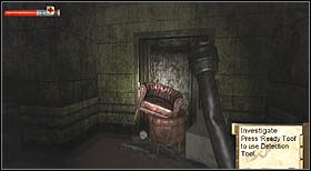 Na jego końcu znajduje się zatarasowana winda - Barts Department Store (2) | CHAPTER V | Condemned Criminal Origins - Condemned: Criminal Origins - poradnik do gry