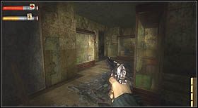 Przygodę kontynuuj, przechodząc przez korytarz (po lewej), na początku którego leży czerwona skrzynka z apteczkami - Barts Department Store (2) | CHAPTER V | Condemned Criminal Origins - Condemned: Criminal Origins - poradnik do gry