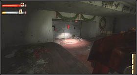 W chwili, gdy ich ciała spadną bezwładnie na ziemię, podejdź do oświetlonych drzwi, koło których leży strzelba - Barts Department Store (3) | CHAPTER V | Condemned Criminal Origins - Condemned: Criminal Origins - poradnik do gry