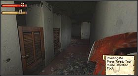 W drugiej przebieralni, po wyjściu z zamglonych piwnic (blisko poszukiwanego ciała) - Sekrety | CHAPTER V | Condemned Criminal Origins - Condemned: Criminal Origins - poradnik do gry