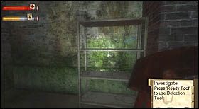 Ostatni metal przyczepiony jest obok regału w zamglonej piwnicy (koło wypuszczonej ściany, za którą można wejść) - Sekrety | CHAPTER V | Condemned Criminal Origins - Condemned: Criminal Origins - poradnik do gry