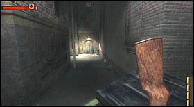 Gdy to uczynisz, ten zostanie wprawiony w ruch i zacznie jechać z Tobą wewnątrz - Burnback Alley (2) | CHAPTER VI | Condemned Criminal Origins - Condemned: Criminal Origins - poradnik do gry