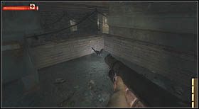 Po wyskoczeniu przez okno trafisz na dach, a w jednym z jego rogów leży poszukiwane zwierzę - Sekrety | CHAPTER VI | Condemned Criminal Origins - Condemned: Criminal Origins - poradnik do gry