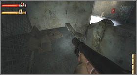 Ostatnie ciało znajduje się koło wyrwy w murze (na rozłożonym kartonie), przez którą zeskakujesz na ulicę, gdzie trwają walki przestępców - Sekrety | CHAPTER VI | Condemned Criminal Origins - Condemned: Criminal Origins - poradnik do gry