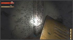 Do pierwszego fragmentu metalu dotrzesz, skręcając, zaraz na początku etapu, do pomieszczenia po lewej (tuż po wejściu zaatakuje Cię przeciwnik, który spadnie z sufitu) - Sekrety | CHAPTER VI | Condemned Criminal Origins - Condemned: Criminal Origins - poradnik do gry