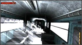 W trakcie zjeżdżania na dół bohater dozna halucynacji, w których to widzieć będzie wagon metra - Metro City Library (1) | CHAPTER VII | Condemned Criminal Origins - Condemned: Criminal Origins - poradnik do gry