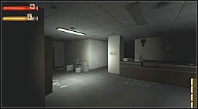 Po wyjściu z niej skieruj się na korytarz, na lewo od tabliczki z napisem Library Administration - Metro City Library (1) | CHAPTER VII | Condemned Criminal Origins - Condemned: Criminal Origins - poradnik do gry