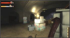 Na górze dojdzie do walki z trzema przeciwnikami, a odbędzie się ona blisko początku gry [#1] (jest to recepcja, którą mijałeś zaraz po rozpoczęciu rozdziału) - Metro City Library (3) | CHAPTER VII | Condemned Criminal Origins - Condemned: Criminal Origins - poradnik do gry