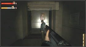 Doprowadzi Cię do wcześniej zamkniętych drzwi, gdy je otworzy, przejdź pierwszy - Metro City Library (3) | CHAPTER VII | Condemned Criminal Origins - Condemned: Criminal Origins - poradnik do gry