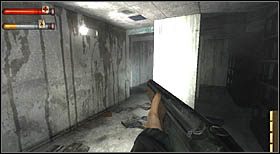Następnie przejdź mocno oświetlonymi korytarzami [#8] po prawej stronie - Metro City Library (3) | CHAPTER VII | Condemned Criminal Origins - Condemned: Criminal Origins - poradnik do gry