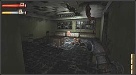 Idąc przez korytarz, trafisz do pomieszczenia, w którym pojawią się trzy potwory (wszystkie zeskoczą z sufitu) - Josephs Secondary School (1) | CHAPTER VIII | Condemned Criminal Origins - Condemned: Criminal Origins - poradnik do gry