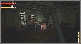 Podczas próby opuszczenia sali załamie się pod Tobą podłoga i znajdziesz się piętro niżej - Josephs Secondary School (1) | CHAPTER VIII | Condemned Criminal Origins - Condemned: Criminal Origins - poradnik do gry