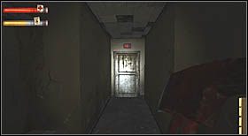 Następnie zawróć do mijanych chwilę temu drewnianych drzwi (zaatakują Cię dwaj oponenci: pierwszy jeszcze w chłodni, drugi tuż przed docelowymi drzwiami) i przekrocz je - Josephs Secondary School (2) | CHAPTER VIII | Condemned Criminal Origins - Condemned: Criminal Origins - poradnik do gry