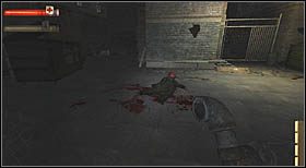 a stamtąd do ciała, leżącego blisko ściany z małą dziurą (zdjęcie) - Josephs Secondary School (3) | CHAPTER VIII | Condemned Criminal Origins - Condemned: Criminal Origins - poradnik do gry