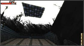 Gdy znajdziesz się na jego dnie, bohaterowi zmieni się tryb widzenia i z okien nad basenem zaczną spadać potwory - Josephs Secondary School (4) | CHAPTER VIII | Condemned Criminal Origins - Condemned: Criminal Origins - poradnik do gry