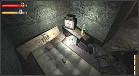 Przed wyjściem na otwartą przestrzeń (idąc do drzwi, schodami na górę) zejdź na dół - Sekrety | CHAPTER VIII | Condemned Criminal Origins - Condemned: Criminal Origins - poradnik do gry