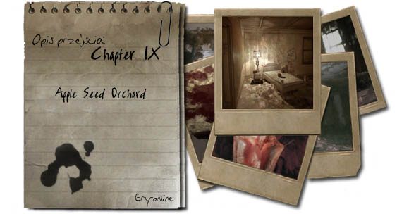 Rozdział ten jest nieco inny od pozostałych, gdyż nie będziesz iść sztywno wyznaczoną ścieżką - Apple Seed Orchard (1) | CHAPTER IX | Condemned Criminal Origins - Condemned: Criminal Origins - poradnik do gry