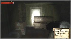 Po wykonaniu mu zdjęcia przesuń fortepian (blokujący wyjście) i skieruj się z powrotem do piwnicy - Apple Seed Orchard (2) | CHAPTER IX | Condemned Criminal Origins - Condemned: Criminal Origins - poradnik do gry