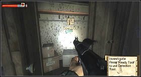 Będąc w pokoju na piętrze, z którego trafiasz na strych, znajdziesz wbudowaną w ścianę szafę, a po jej otwarciu - ostatni metal - Sekrety | CHAPTER IX | Condemned Criminal Origins - Condemned: Criminal Origins - poradnik do gry