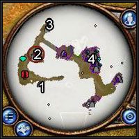 Kawałek na wschód przechwycić możesz karczmę (1 ), a na północ - miasto (2 ) - Vernazza | Vinci | Rise of Nations Rise of Legends - Rise of Nations: Rise of Legends - poradnik do gry