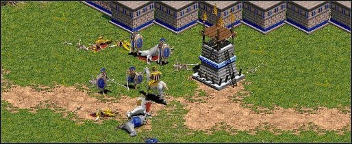 Lewa flanka przyjmuje zamówienia od żółtków - III - Alesia | Ave Caesar | Age of Empires The Rise of Rome - Age of Empires: The Rise of Rome - poradnik do gry