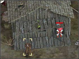 Zaczekaj aż dwóch wartowników zacznie iść w stronę szopy - [Misja 1.2] Santa Fe - A Marshall in Need | Desperados 2 - Desperados 2: Coopers Revenge - poradnik do gry