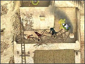 Skieruj teraz obie postaci na górę - [Misja 2.1] Eagles Nest - Trouble at Eagles Nest cz.5 | Desperados 2 - Desperados 2: Coopers Revenge - poradnik do gry