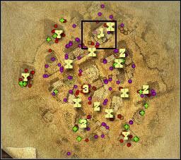 Oznaczenia na mapie: 1 - miejsce startu - [Misja 5.1] Santa Fe - Goodmans Account Books cz.1 | Desperados 2 - Desperados 2: Coopers Revenge - poradnik do gry