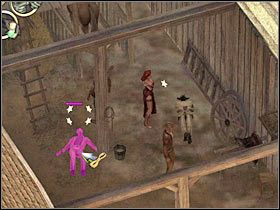 Może zdarzyć się tak, iż jeden z cywilów spróbuje uciec w okupowane przez większą grupę wrogów miejsce (#1) - [Misja 5.1] Santa Fe - Goodmans Account Books cz.2 | Desperados 2 - Desperados 2: Coopers Revenge - poradnik do gry