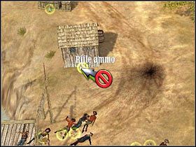 Ostrożnie wychyl się i spróbuj załatwić kilku pierwszych gostków - [Misja 5.4] Santa Fe - The Abduction cz.4 | Desperados 2 - Desperados 2: Coopers Revenge - poradnik do gry