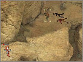 Przesuń się teraz nieco bardziej w lewo - [Misja 6.2] Sacred Mountain - The Way over the Pass cz.5 | Desperados 2 - Desperados 2: Coopers Revenge - poradnik do gry