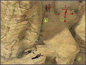 Przeciwników powinieneś likwidować pojedynczo, nie wystawiając się przy tym na zmasowany ogień ze strony wroga - [Misja 6.3] Sacred Mountain - The Execution cz.1 | Desperados 2 - Desperados 2: Coopers Revenge - poradnik do gry