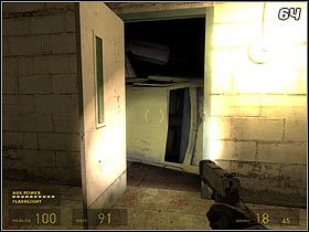 Dalsza droga blokowana jest przez wrak samochodu (#64) - Lowlife cz.1 | Half-Life 2 Episode One - Half-Life 2: Episode One - poradnik do gry