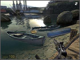 Kieruj się do góry po skalnym występie (#3) - Lost Coast cz.1 | Half-Life 2 Episode One - Half-Life 2: Episode One - poradnik do gry