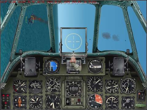 Nasza pierwsza zestrzelona maszyna. :) - Walka nad celem - Przykładowa misja - Microsoft Combat Flight Simulator 2: WWII Pacific Theater - poradnik do gry
