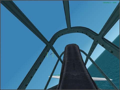 Skrzydłowy nieraz może uratować Ci życie. - Walka nad celem - Przykładowa misja - Microsoft Combat Flight Simulator 2: WWII Pacific Theater - poradnik do gry