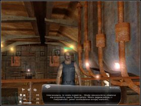 Bronsky jest tutaj szefem - stoi na podwyższeniu w wielkiej hali (3) - [Misja 08] Zamknięta śluza | Neuro Hunter - Neuro Hunter - poradnik do gry