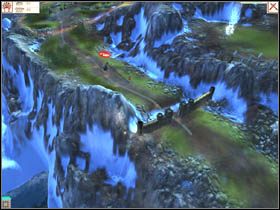 Działania militarne rozpocznij idąc wybrzeżem wskazanym na zdjęciu - gameplay - zło | WYSPA TRZECIA Black & White 2 Wojny Bogów - Black & White 2: Wojny Bogów - poradnik do gry