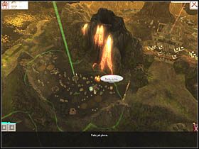 Do osady nr jeden wpierw wyślij chowańca, by sforsował mur i unicestwił stacjonujących na nim łuczników - gameplay - zło | WYSPA CZWARTA Black & White 2 Wojny Bogów - Black & White 2: Wojny Bogów - poradnik do gry