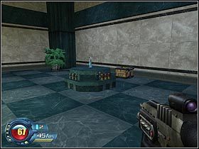 Po dotarciu na szczyt wieży (tam gdzie pomniki aniołów trzymają reflektory), wejdź do budynku i znajdź punkt leczniczy - Supremacy Tower - NOC | Sekretne lokacje w SiN Episodes Emergence - SiN Episodes: Emergence - poradnik do gry