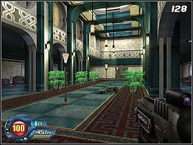 Zanim ruszysz w dalszą drogę, uzupełnij energię w pomieszczeniu po prawej stronie - Supremacy Tower - Search | Solucja SiN Episodes Emergence - SiN Episodes: Emergence - poradnik do gry