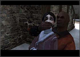 Ledwie skończywszy rozmowę z Magdą, Zoe zostaje zaczepiona przez nieznajomego chłopaka, w którym po chwili rozpoznaje młodzieńca z oberży - Markuria | Rozdział 4 - Zima w Dreamfall The Longest Journey - Dreamfall: The Longest Journey - poradnik do gry