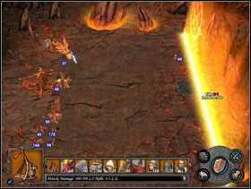 Tarcza nie jest mocna, jeden lub dwa strzały wystarczają. - Misja 5 - Kampania 6 - Heroes of Might & Magic V - poradnik do gry
